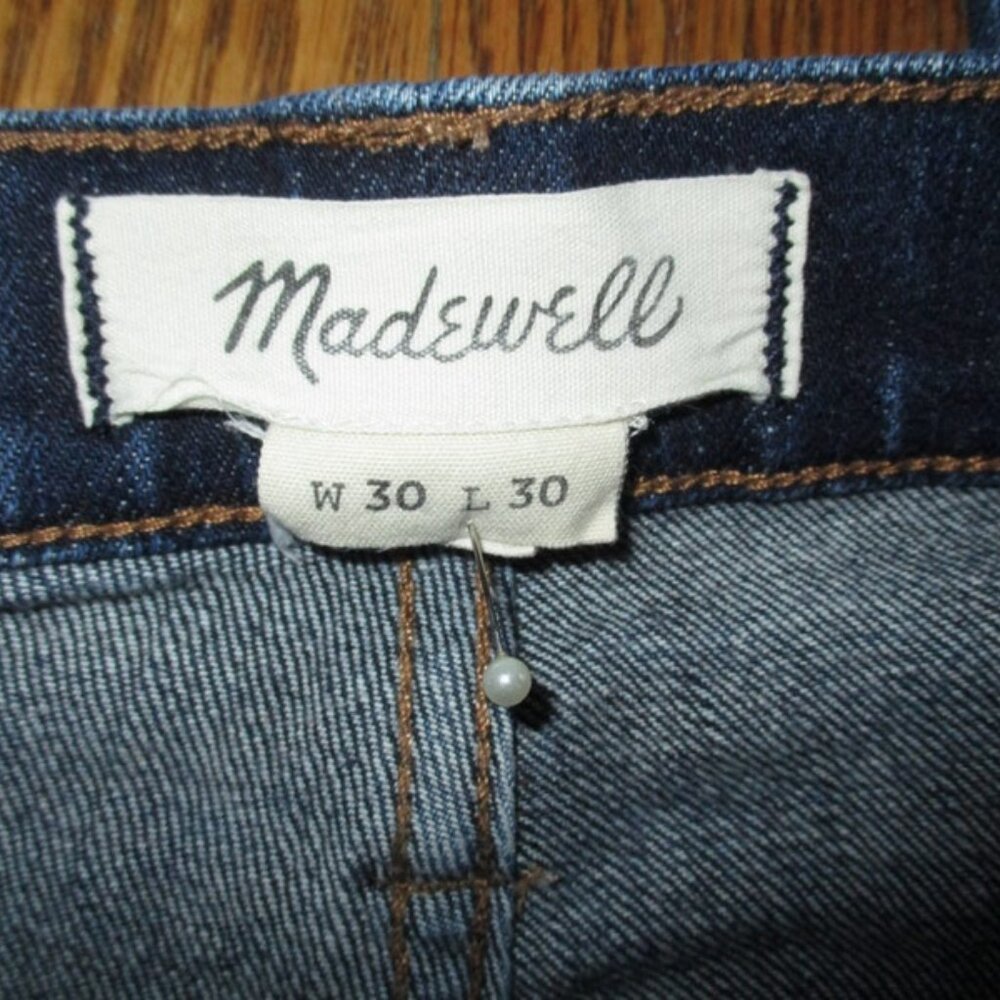 MADEWELL Athletic Slim Selvedge Jeans Sz 30 - Picture 5 of 12